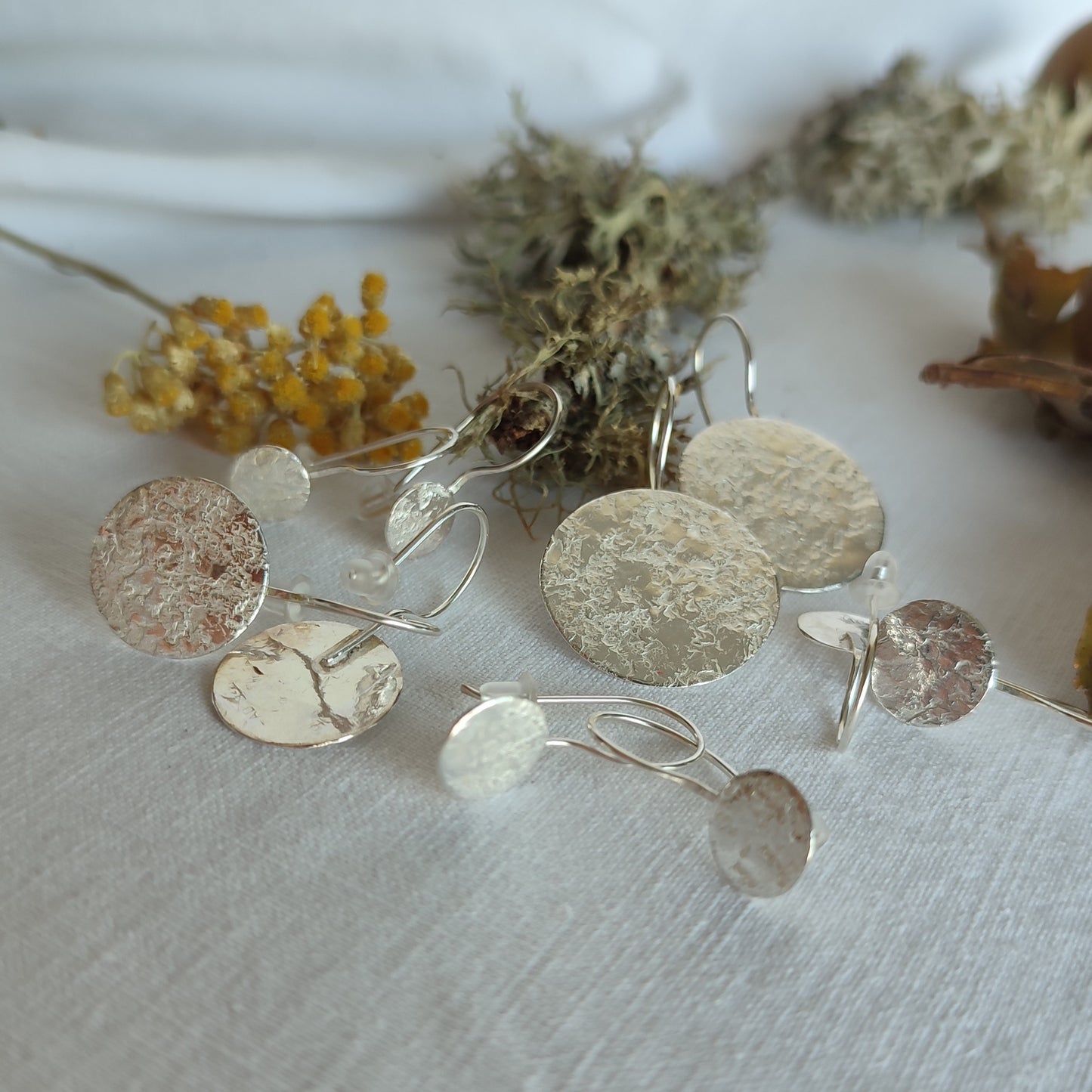 Dangling RUST Earrings - 5 sizes