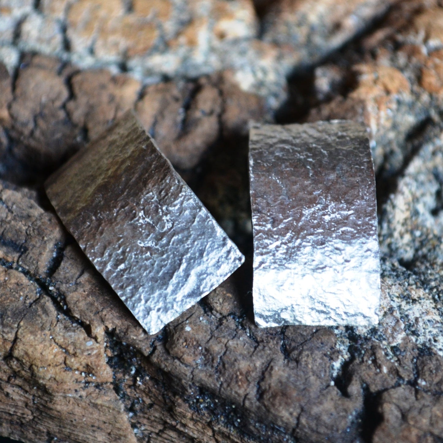 Handmade silver earrings