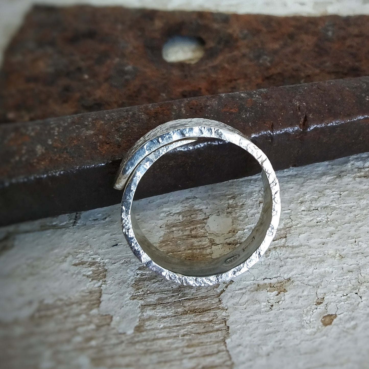 White Rust n. 1 - Anello e fascia alta
