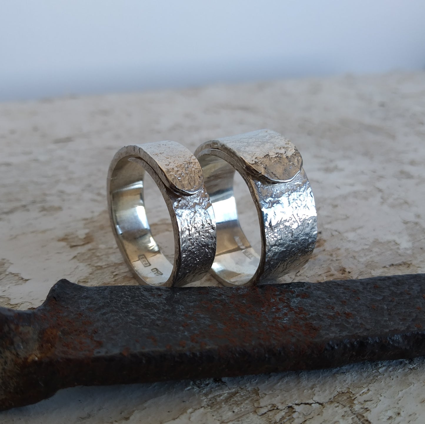 White Rust n. 1 - Anello e fascia alta