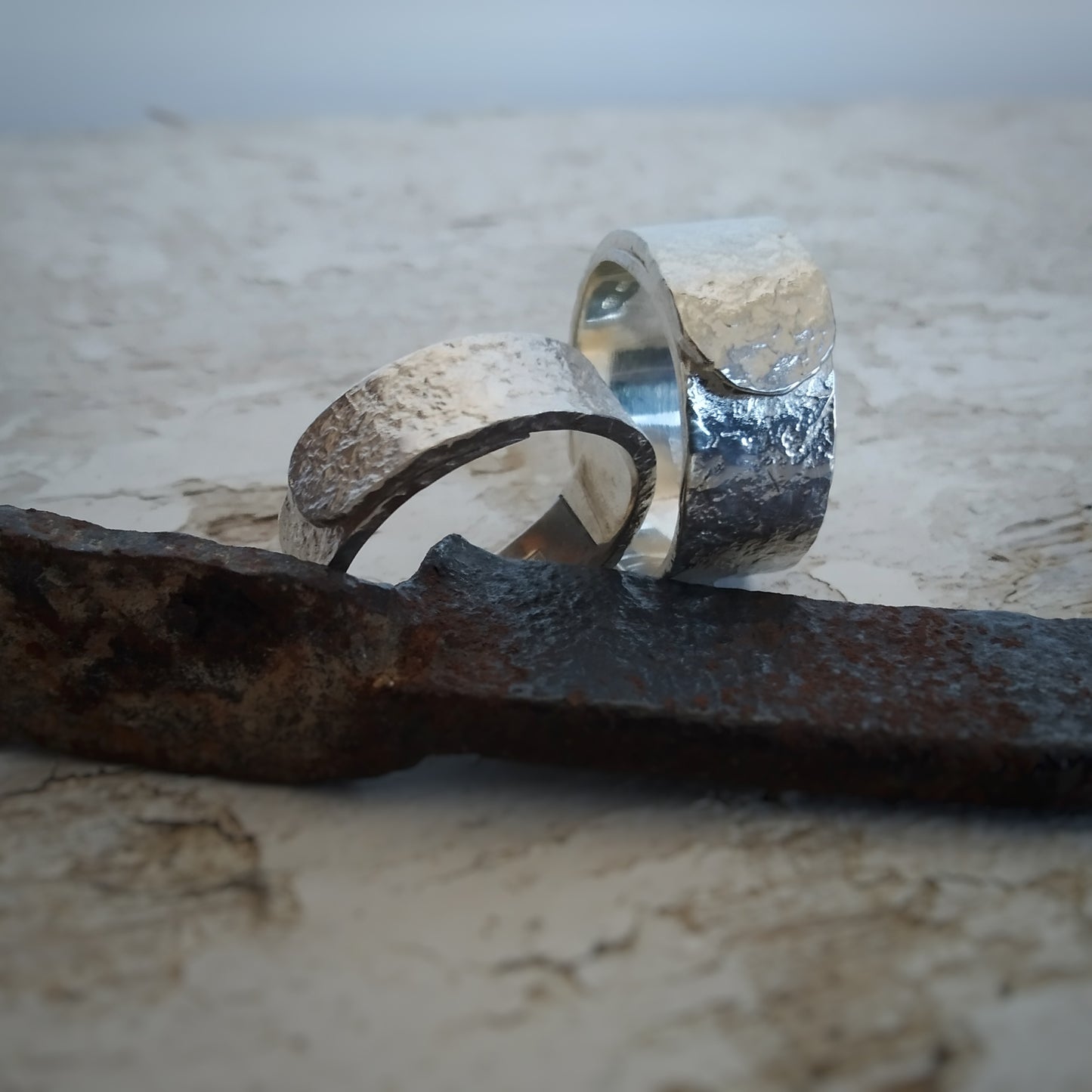 White Rust n. 1 - Anello e fascia alta