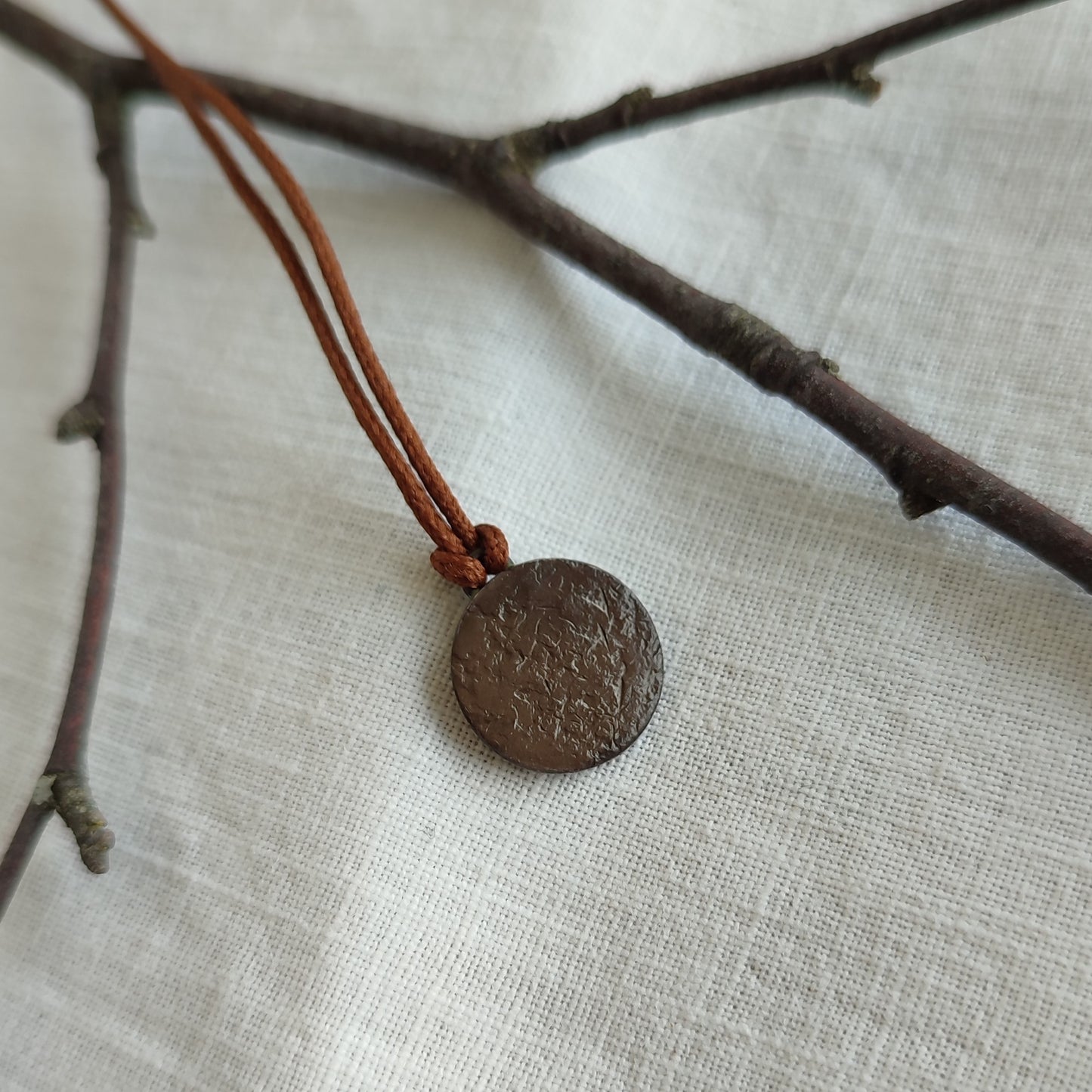 Black RUST Round Mini Pendant