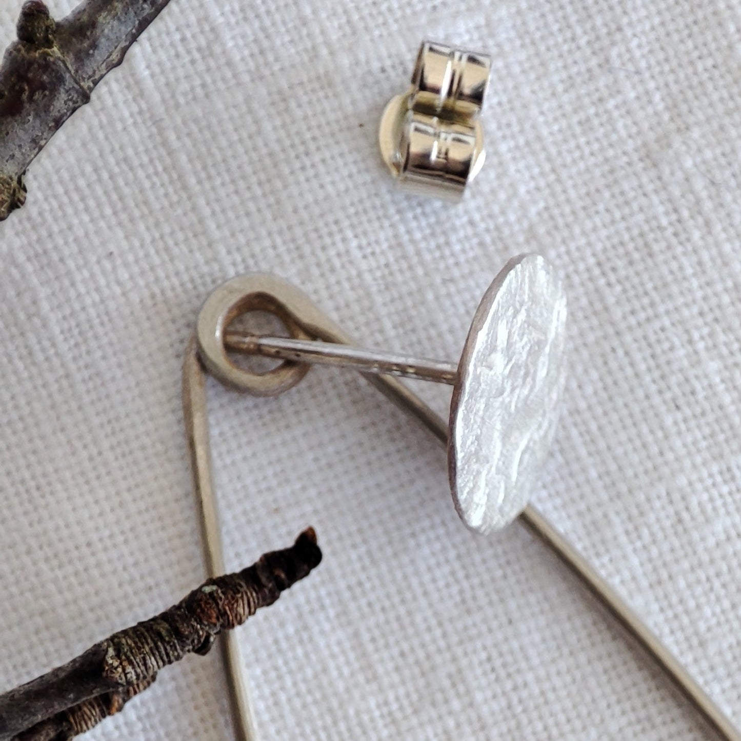 Silver studs